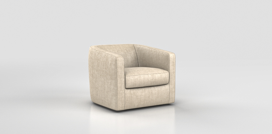 Ripaldina - small armchair with revolving base
